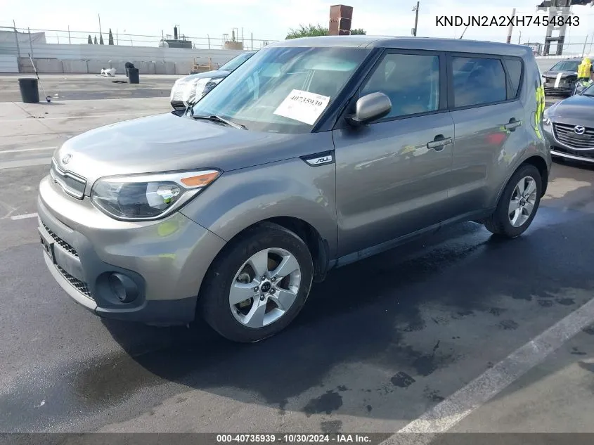 KNDJN2A2XH7454843 2017 Kia Soul !