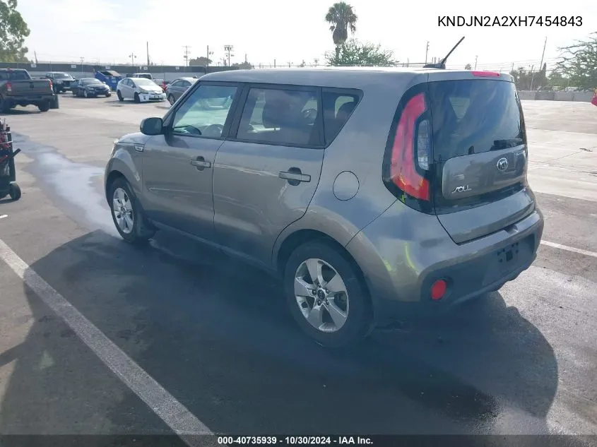 KNDJN2A2XH7454843 2017 Kia Soul !