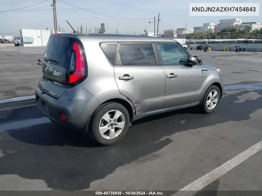 KNDJN2A2XH7454843 2017 Kia Soul !