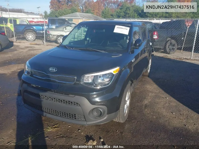 2017 Kia Soul VIN: KNDJN2A29H7437516 Lot: 40806156