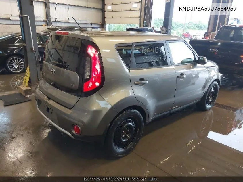 2018 Kia Soul VIN: KNDJP3A59J7564959 Lot: 12061588