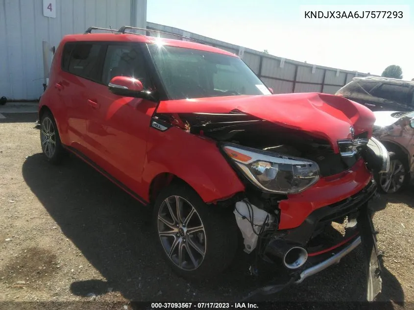 2018 Kia Soul ! VIN: KNDJX3AA6J7577293 Lot: 37093567