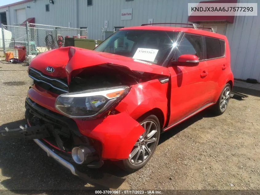 2018 Kia Soul ! VIN: KNDJX3AA6J7577293 Lot: 37093567