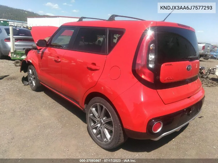 2018 Kia Soul ! VIN: KNDJX3AA6J7577293 Lot: 37093567