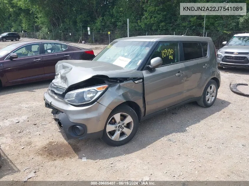 KNDJN2A22J7541089 2018 Kia Soul