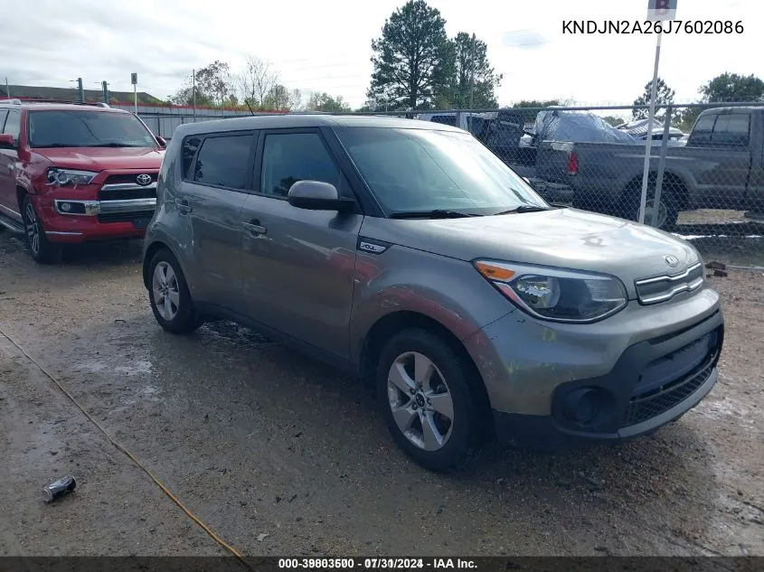 KNDJN2A26J7602086 2018 Kia Soul