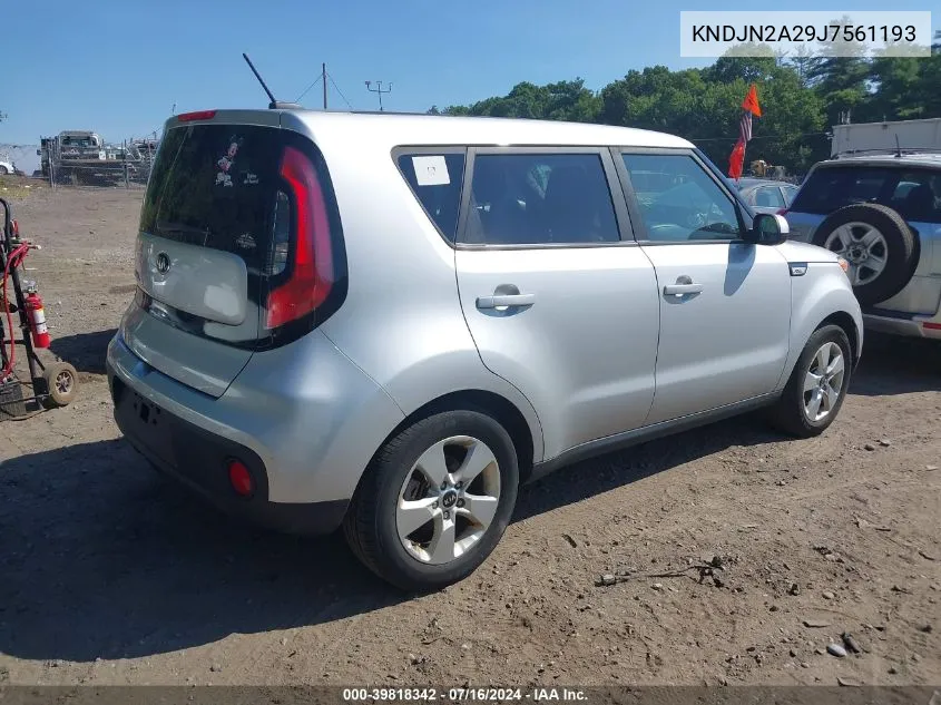 KNDJN2A29J7561193 2018 Kia Soul !