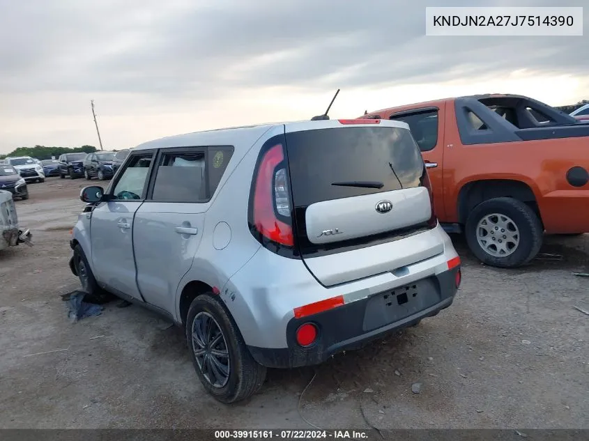 KNDJN2A27J7514390 2018 Kia Soul