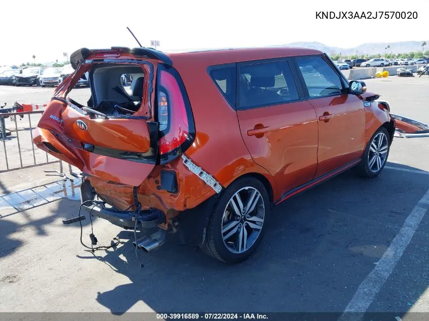 KNDJX3AA2J7570020 2018 Kia Soul !