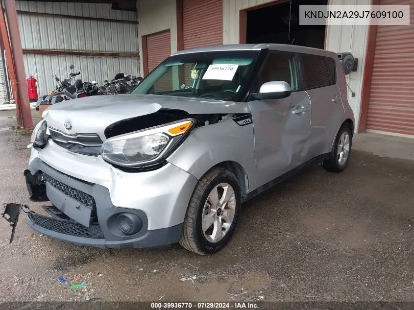 2018 Kia Soul VIN: KNDJN2A29J7609100 Lot: 39936770