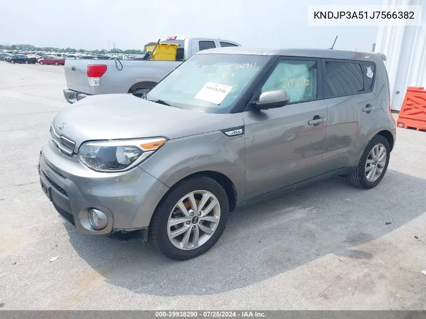 KNDJP3A51J7566382 2018 Kia Soul +