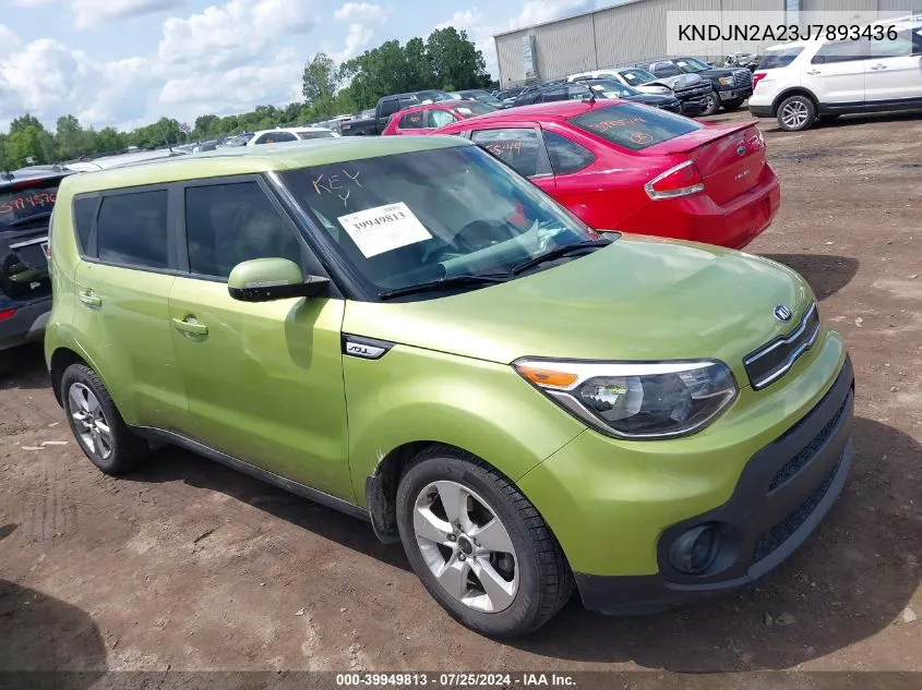 KNDJN2A23J7893436 2018 Kia Soul