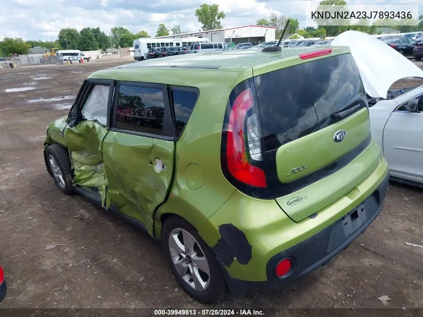 KNDJN2A23J7893436 2018 Kia Soul