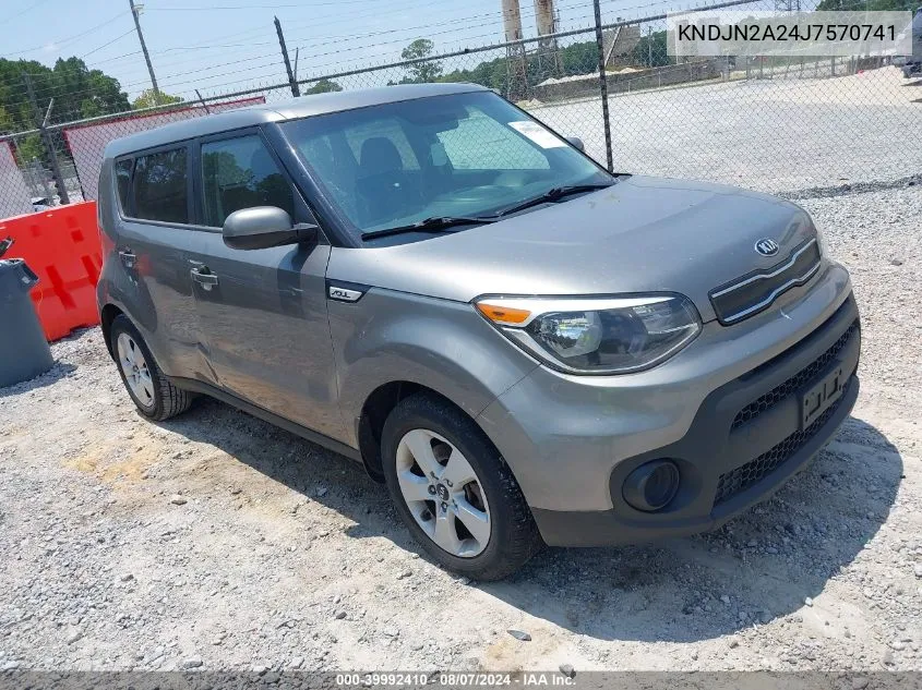 2018 Kia Soul VIN: KNDJN2A24J7570741 Lot: 39992410