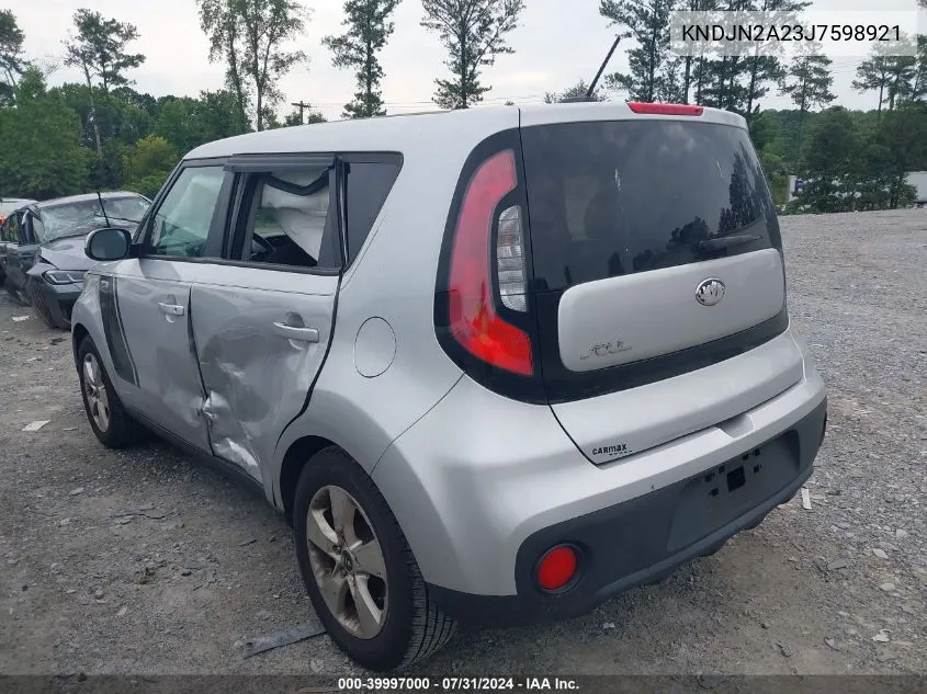 KNDJN2A23J7598921 2018 Kia Soul