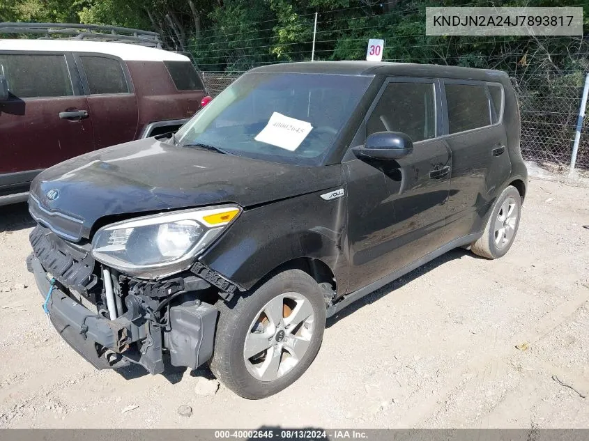 KNDJN2A24J7893817 2018 Kia Soul