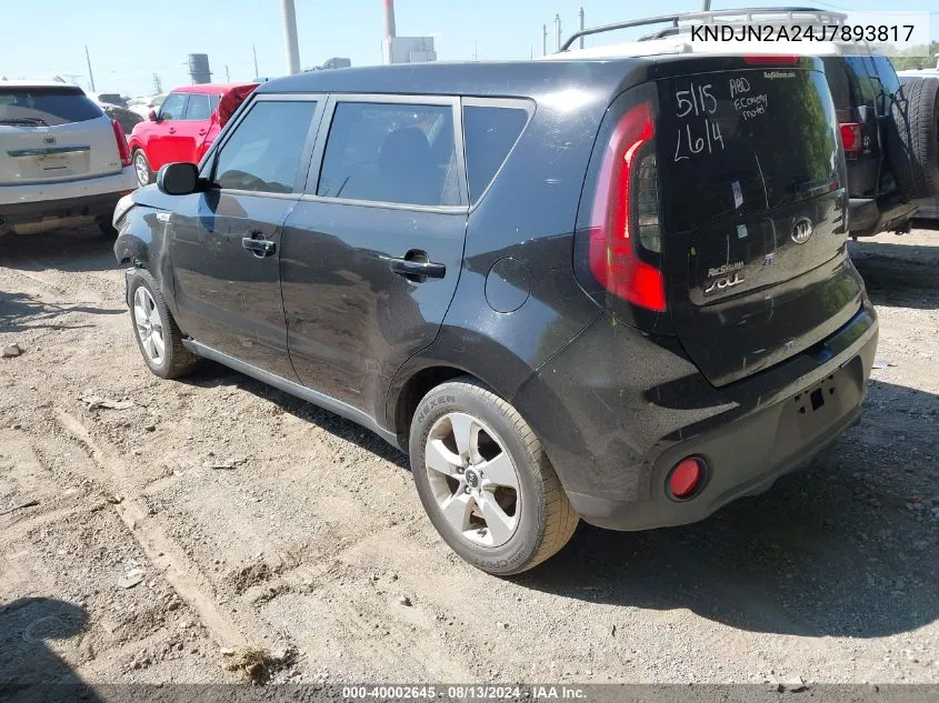 KNDJN2A24J7893817 2018 Kia Soul