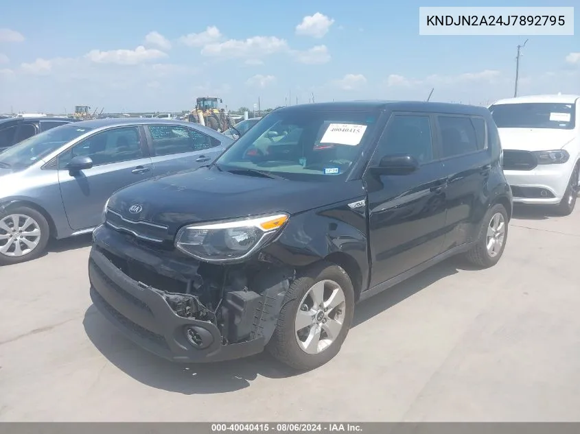 KNDJN2A24J7892795 2018 Kia Soul