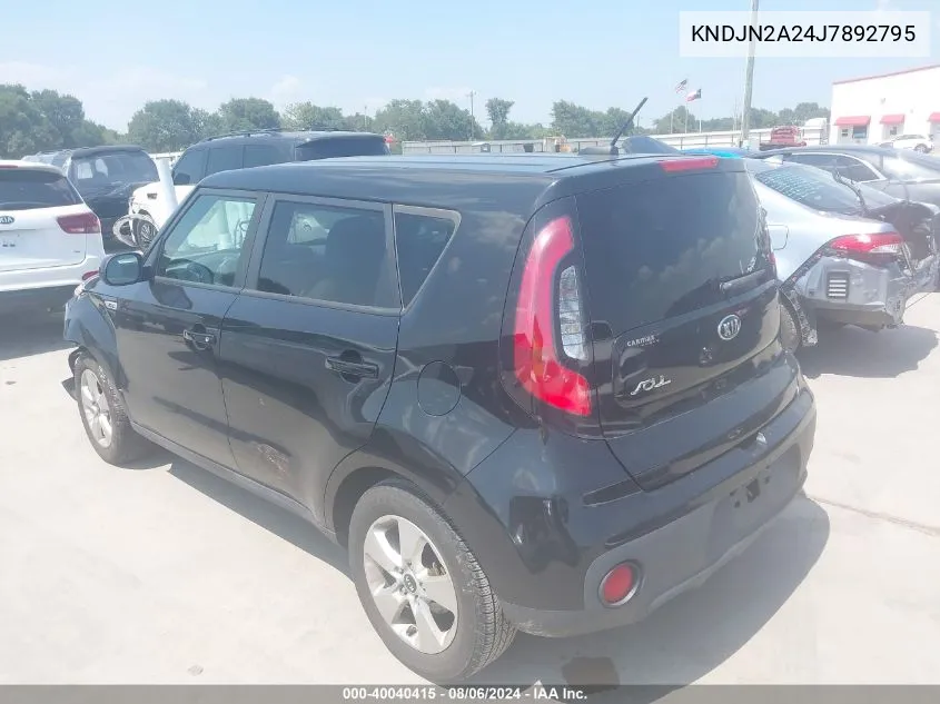 KNDJN2A24J7892795 2018 Kia Soul