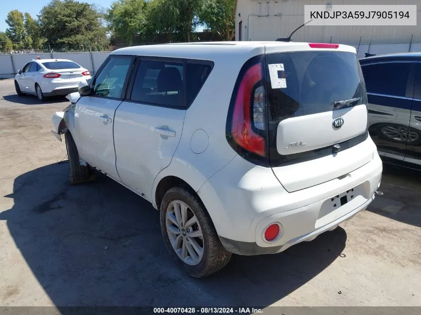 KNDJP3A59J7905194 2018 Kia Soul +