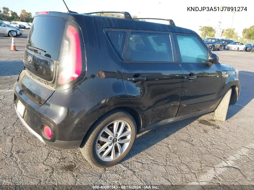 KNDJP3A51J7891274 2018 Kia Soul +