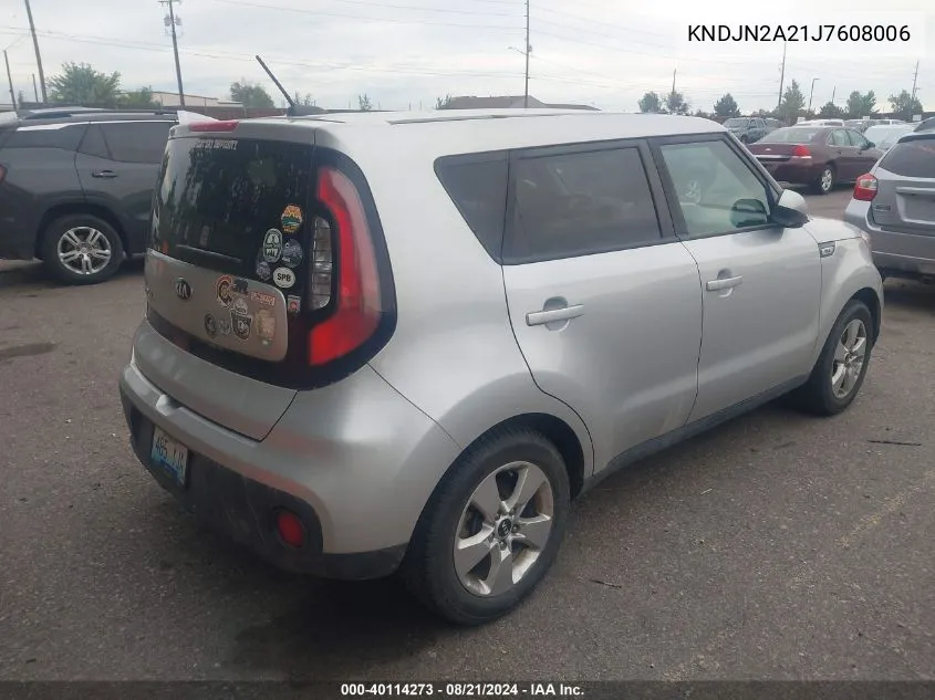 KNDJN2A21J7608006 2018 Kia Soul