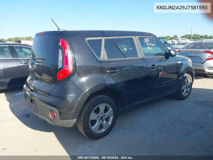 KNDJN2A29J7581590 2018 Kia Soul