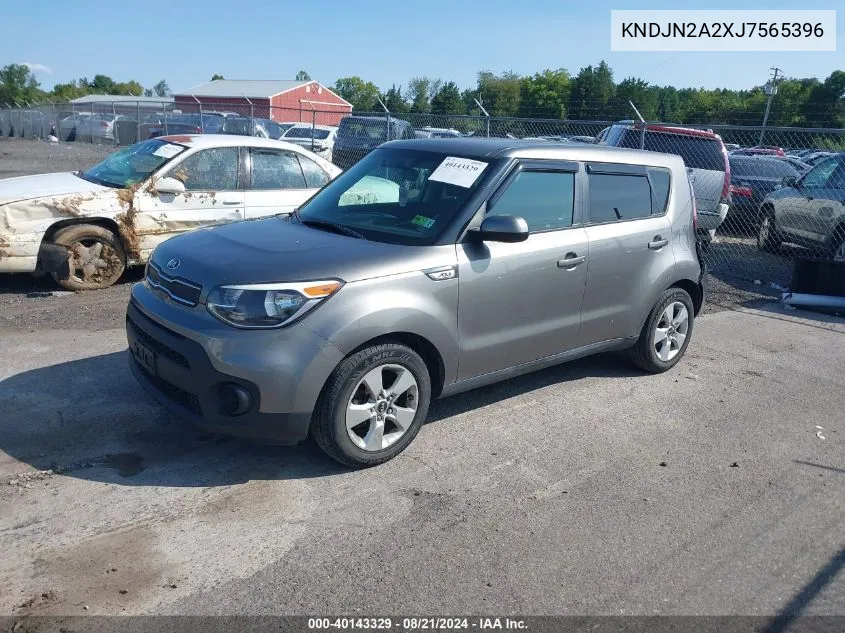 2018 Kia Soul VIN: KNDJN2A2XJ7565396 Lot: 40143329