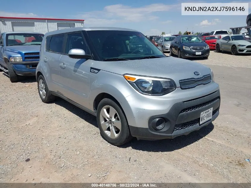 2018 Kia Soul VIN: KNDJN2A2XJ7596146 Lot: 40148756