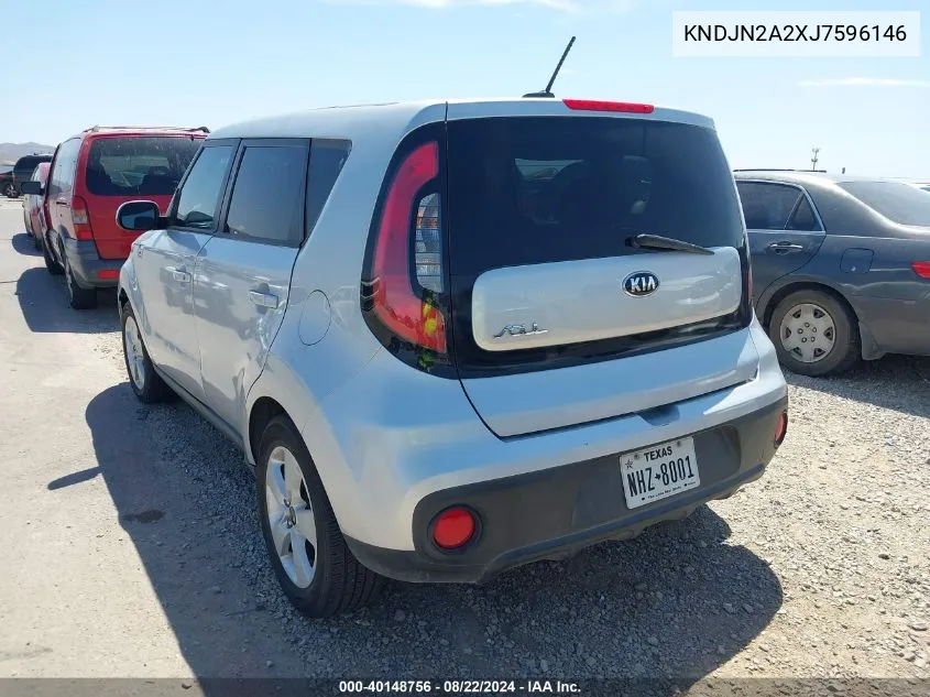 KNDJN2A2XJ7596146 2018 Kia Soul