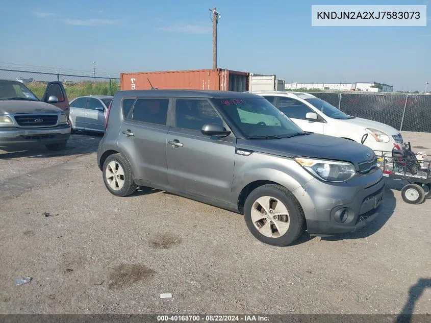 2018 Kia Soul VIN: KNDJN2A2XJ7583073 Lot: 40168700