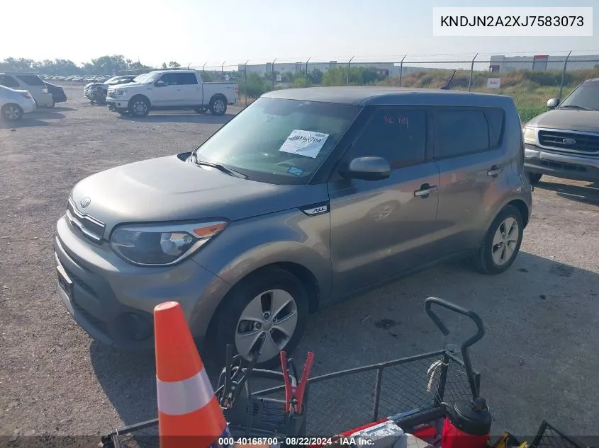 2018 Kia Soul VIN: KNDJN2A2XJ7583073 Lot: 40168700