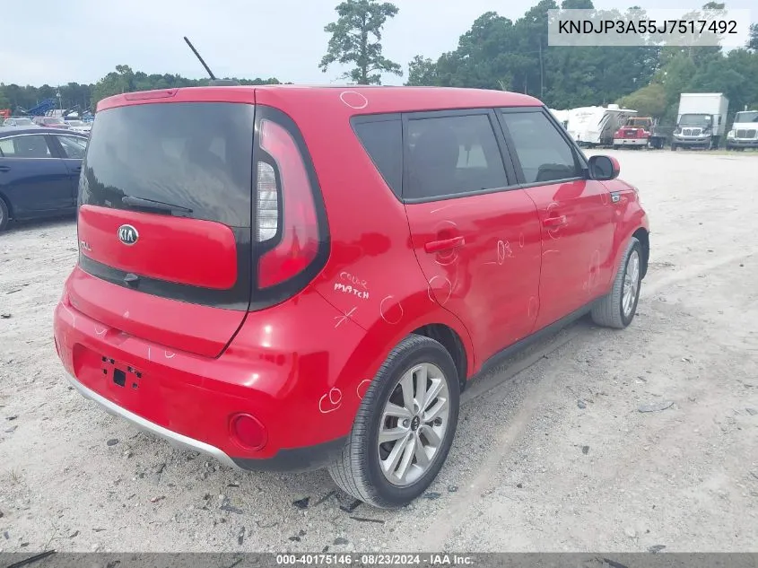 KNDJP3A55J7517492 2018 Kia Soul +