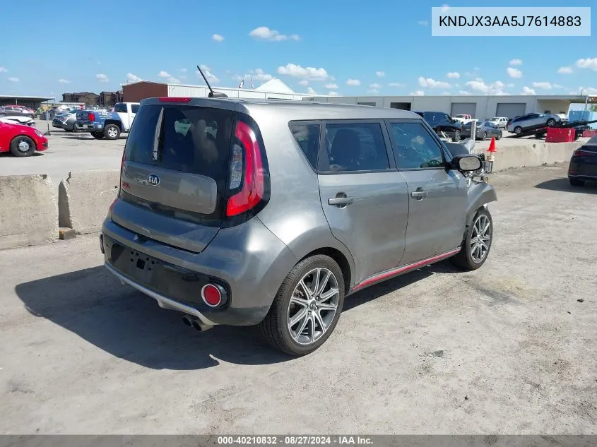 KNDJX3AA5J7614883 2018 Kia Soul !