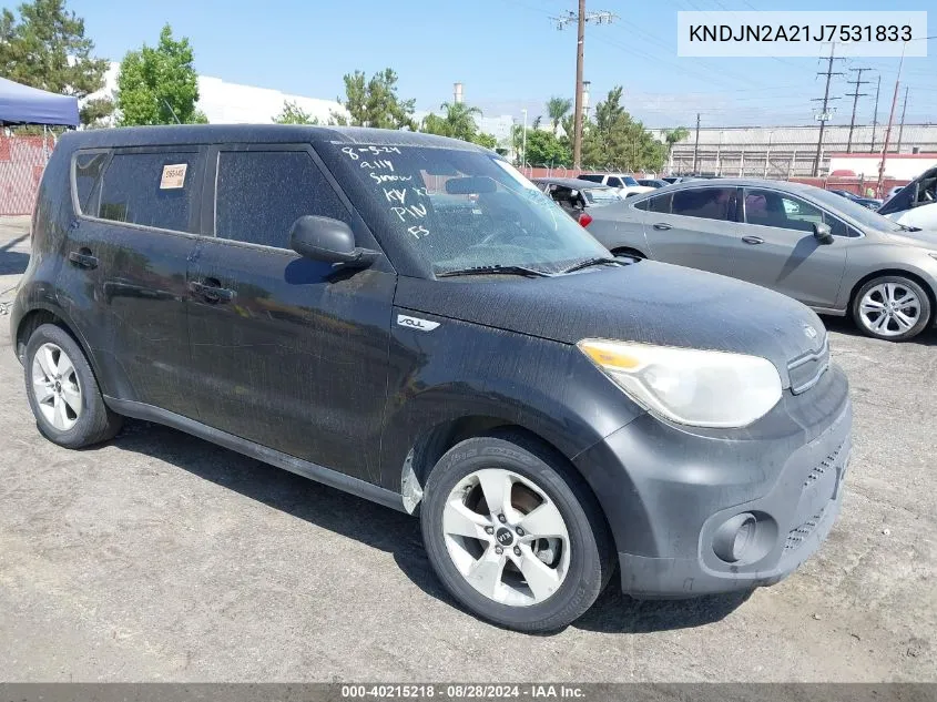 KNDJN2A21J7531833 2018 Kia Soul !