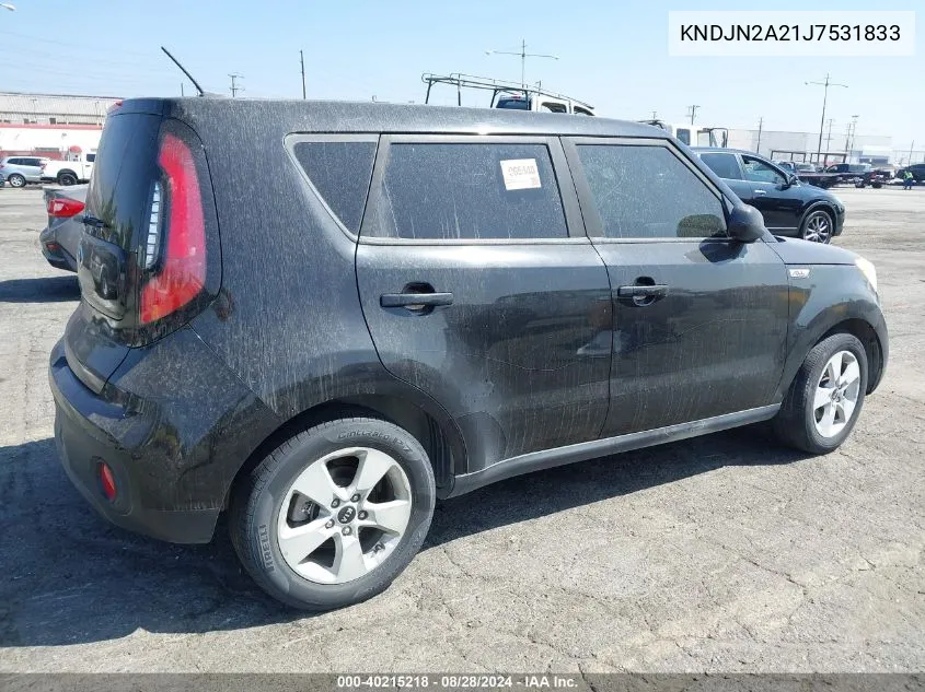 KNDJN2A21J7531833 2018 Kia Soul !