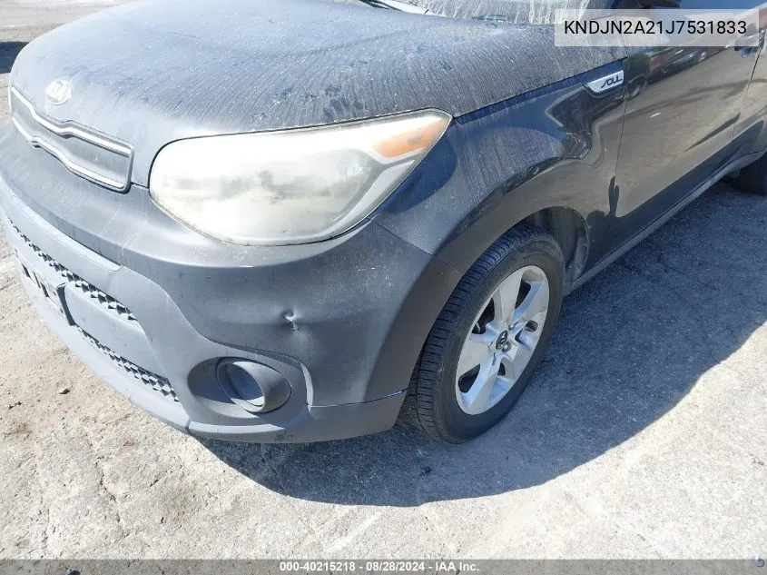 KNDJN2A21J7531833 2018 Kia Soul !