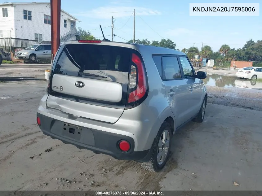 KNDJN2A20J7595006 2018 Kia Soul Base