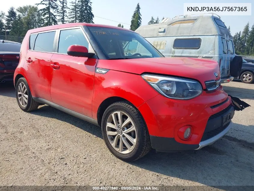 KNDJP3A56J7567365 2018 Kia Soul +