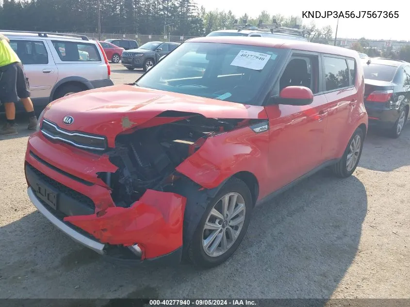 KNDJP3A56J7567365 2018 Kia Soul +