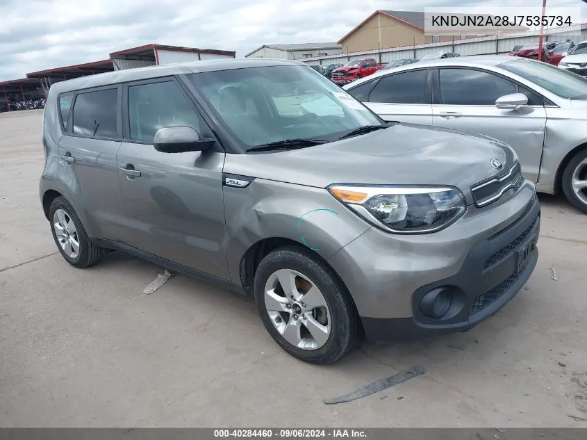 2018 Kia Soul VIN: KNDJN2A28J7535734 Lot: 40284460