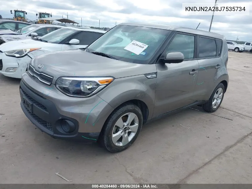 2018 Kia Soul VIN: KNDJN2A28J7535734 Lot: 40284460