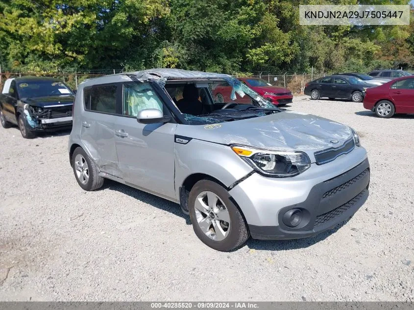 KNDJN2A29J7505447 2018 Kia Soul