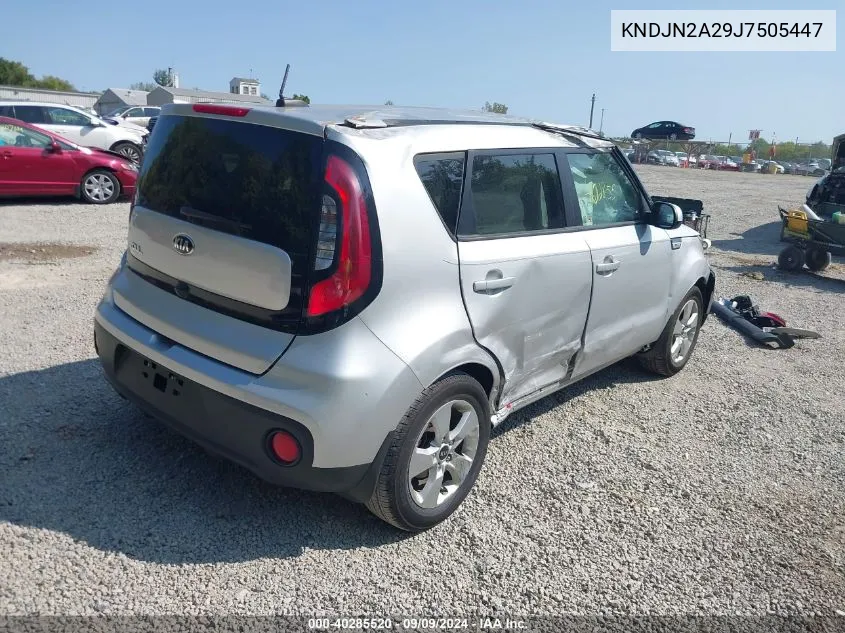 KNDJN2A29J7505447 2018 Kia Soul