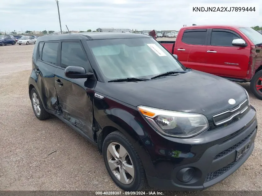 2018 Kia Soul VIN: KNDJN2A2XJ7899444 Lot: 40289307