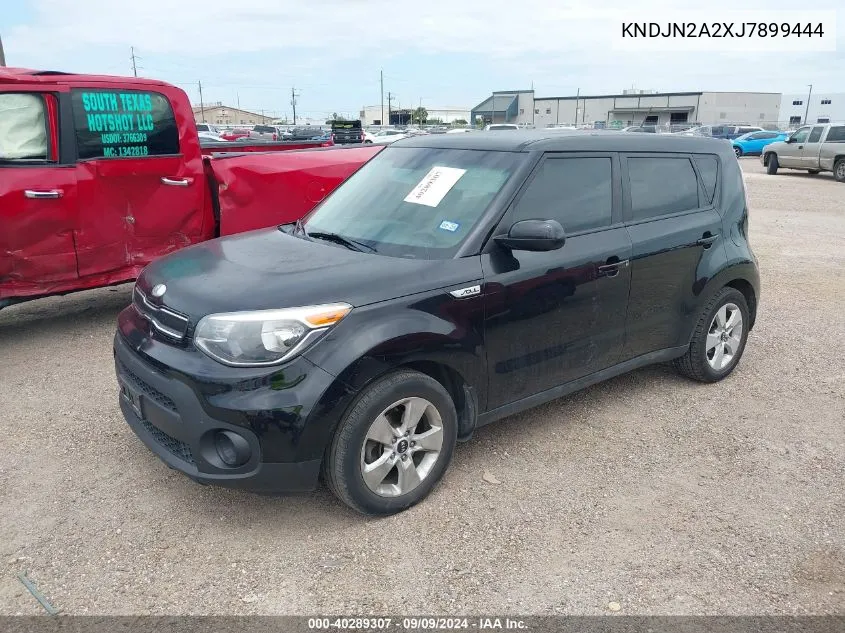 2018 Kia Soul VIN: KNDJN2A2XJ7899444 Lot: 40289307