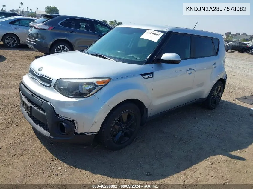 2018 Kia Soul VIN: KNDJN2A28J7578082 Lot: 40290002