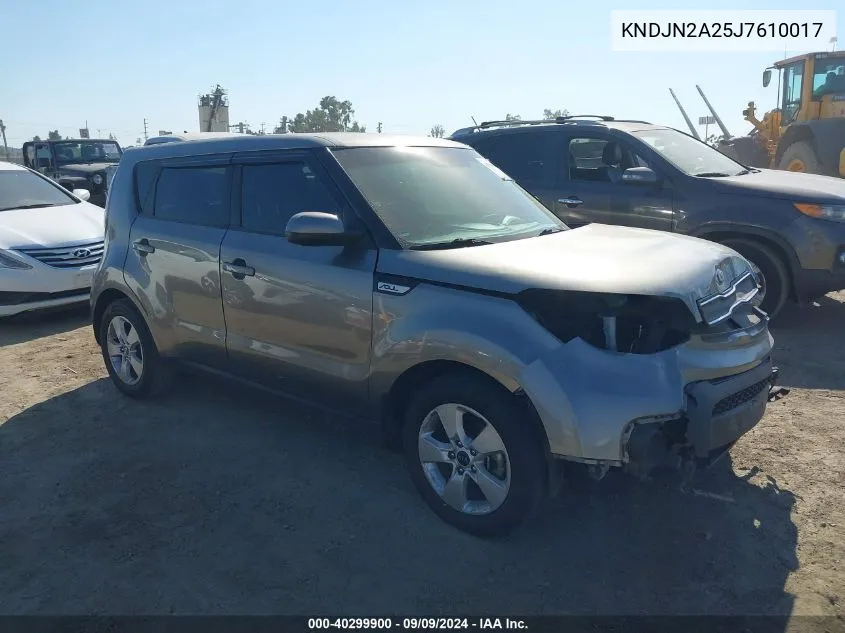 KNDJN2A25J7610017 2018 Kia Soul