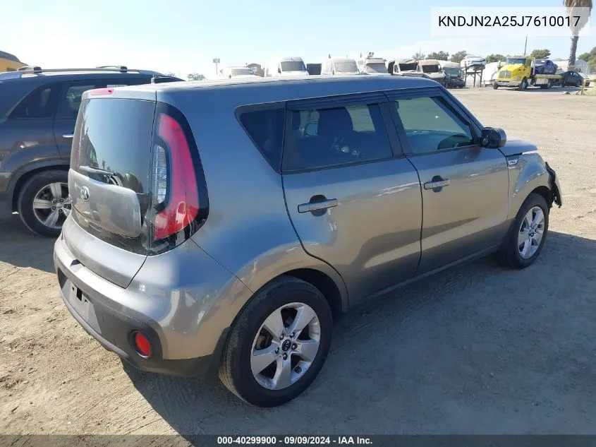 KNDJN2A25J7610017 2018 Kia Soul