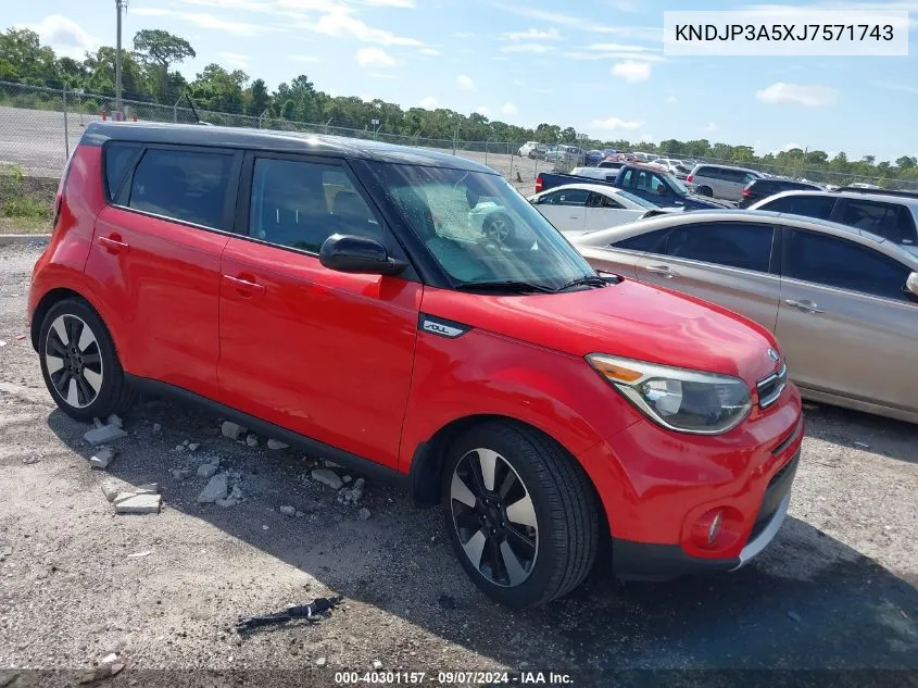 KNDJP3A5XJ7571743 2018 Kia Soul +